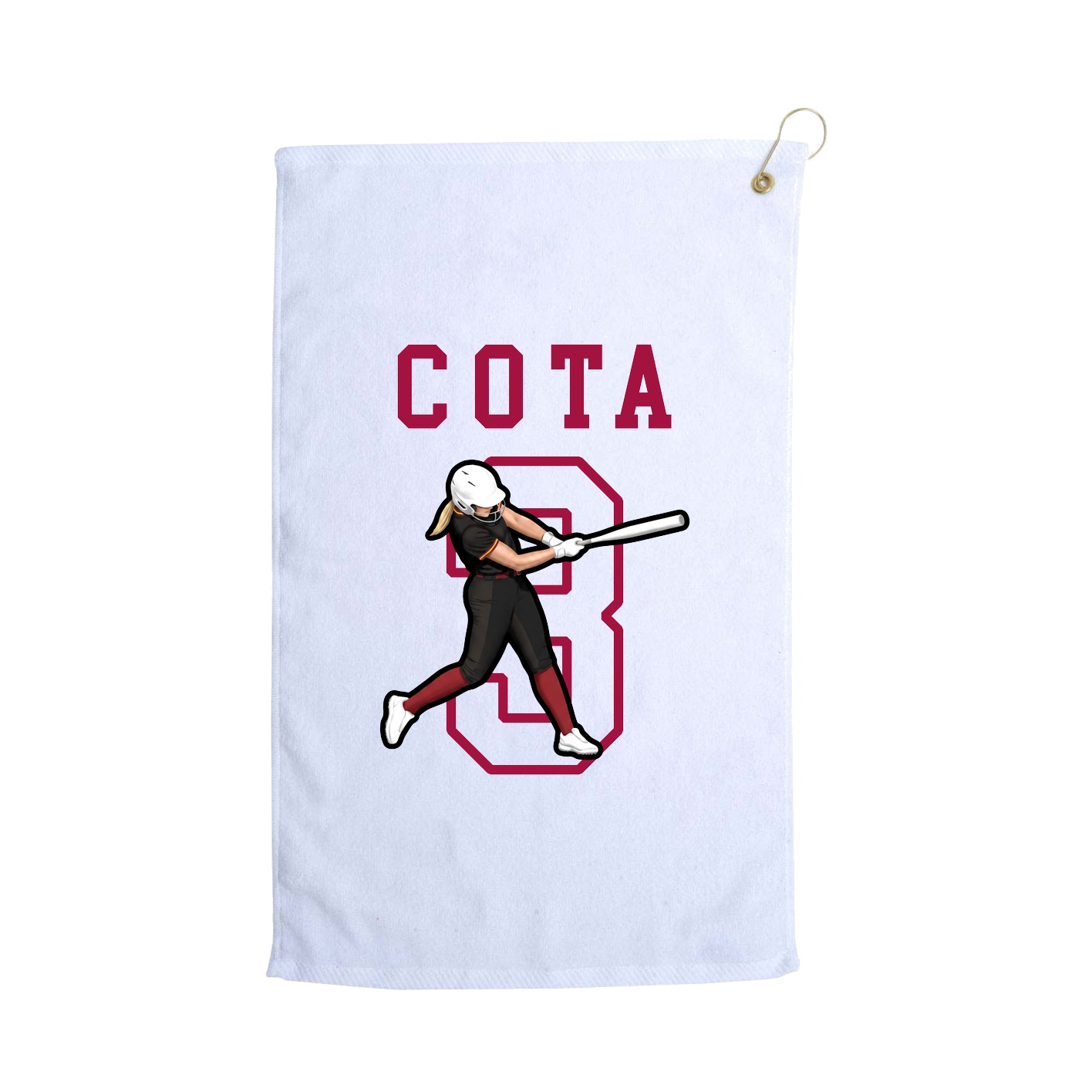 Golf Towel — Shirsey in White