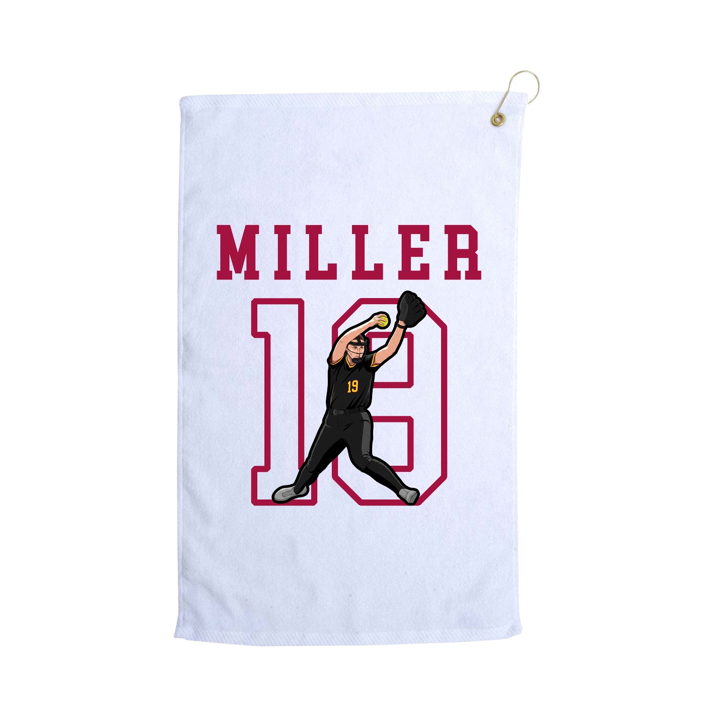 Golf Towel — Shirsey in White