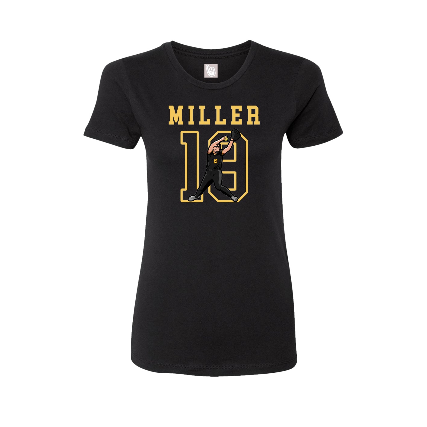 Fitted Women's Tee — Shirsey in Black