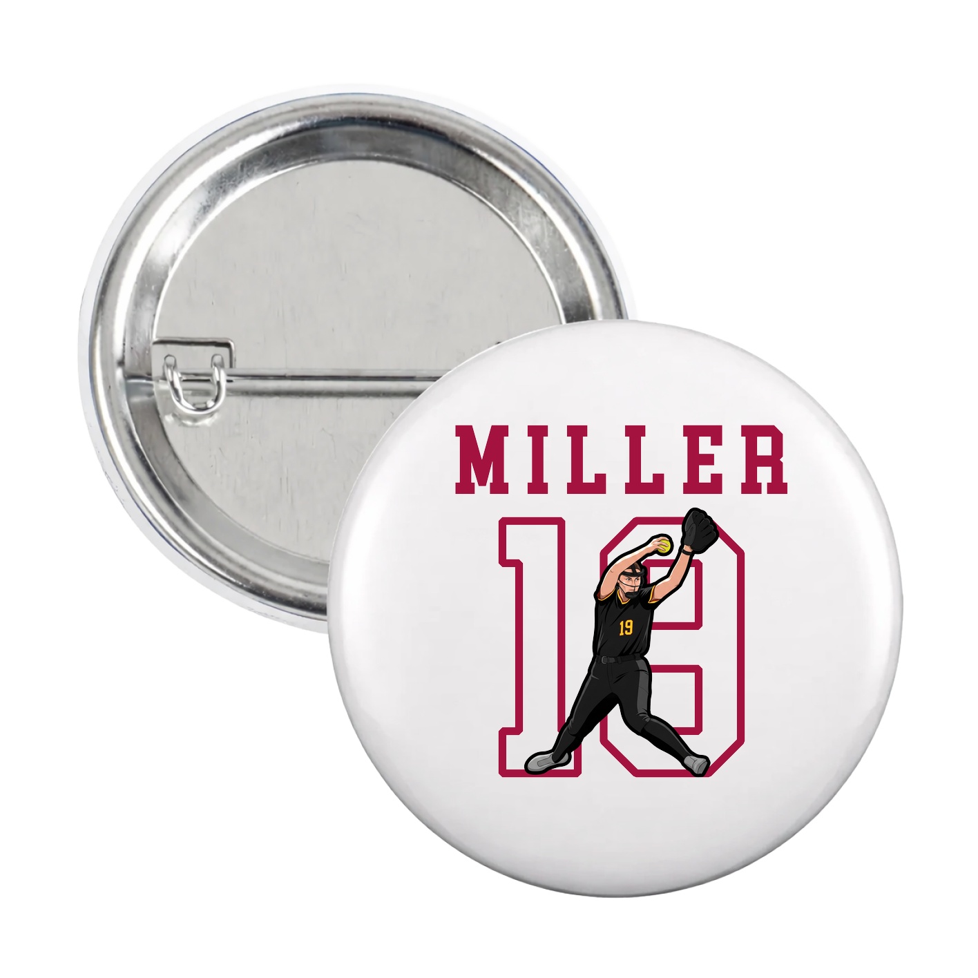 Game Day Button — Shirsey in White