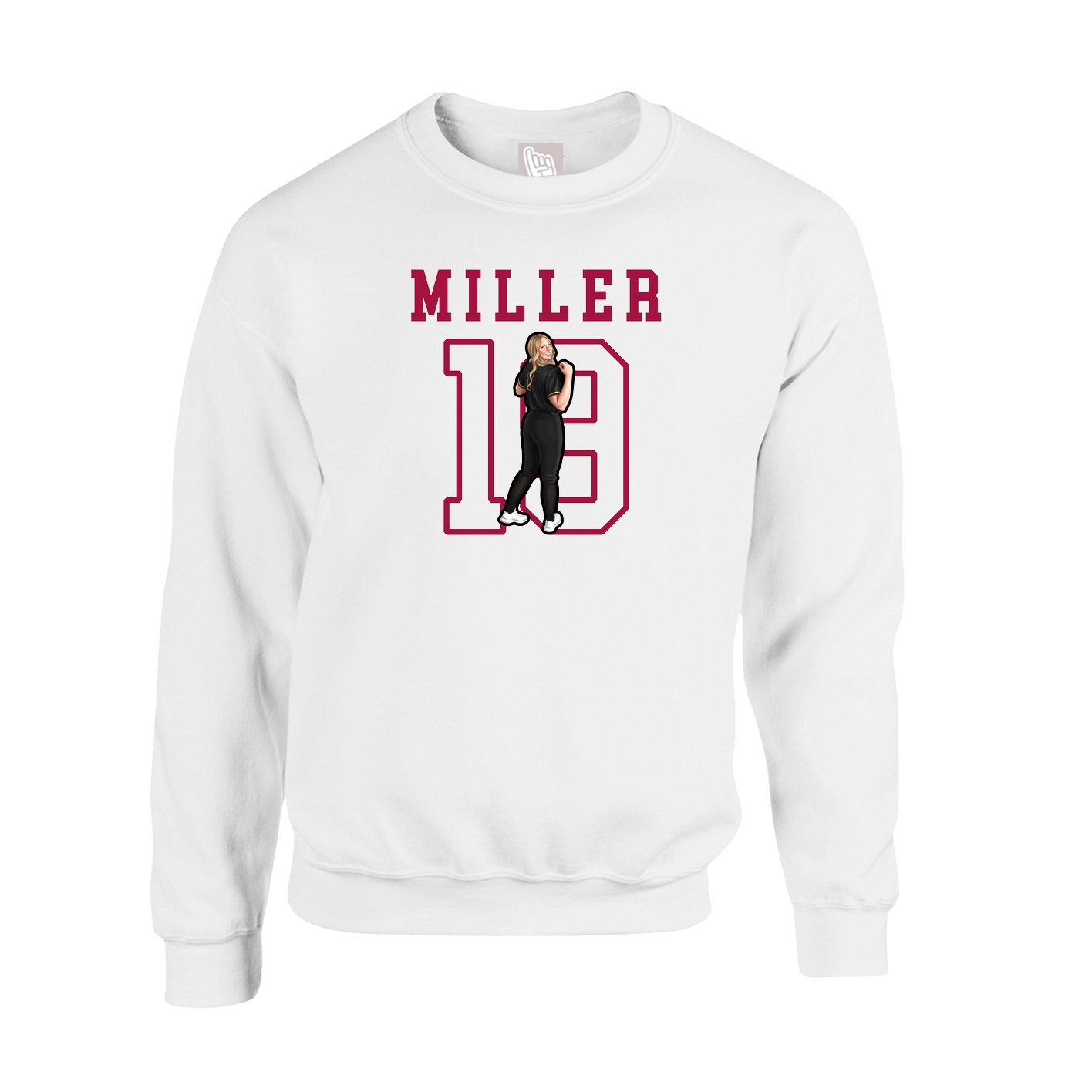 Fleece Crew — Shirsey in White