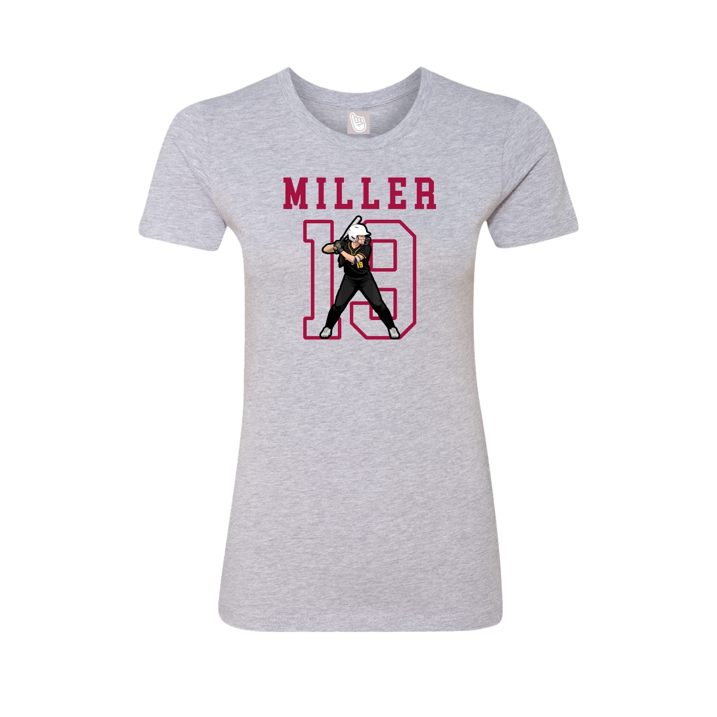 Fitted Women's Tee — Shirsey in Grey