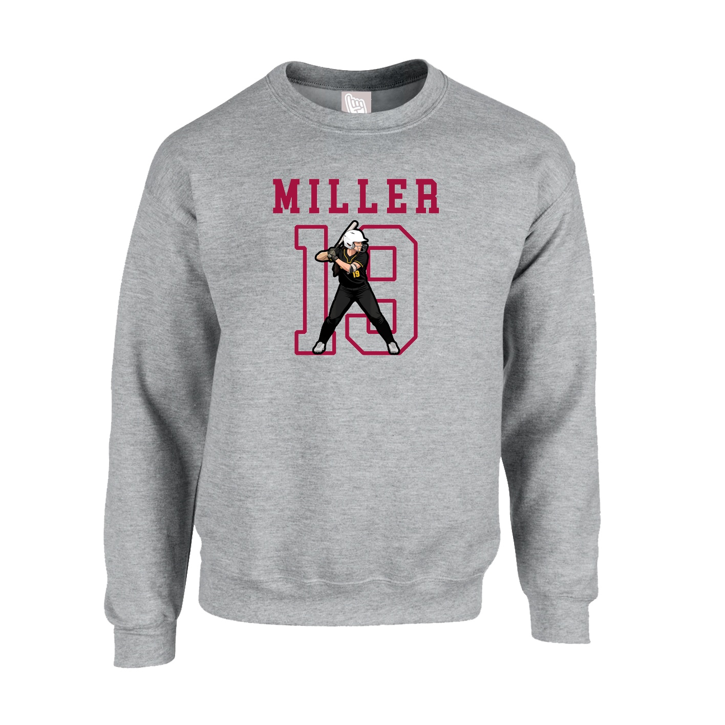 Fleece Crew — Shirsey in Grey