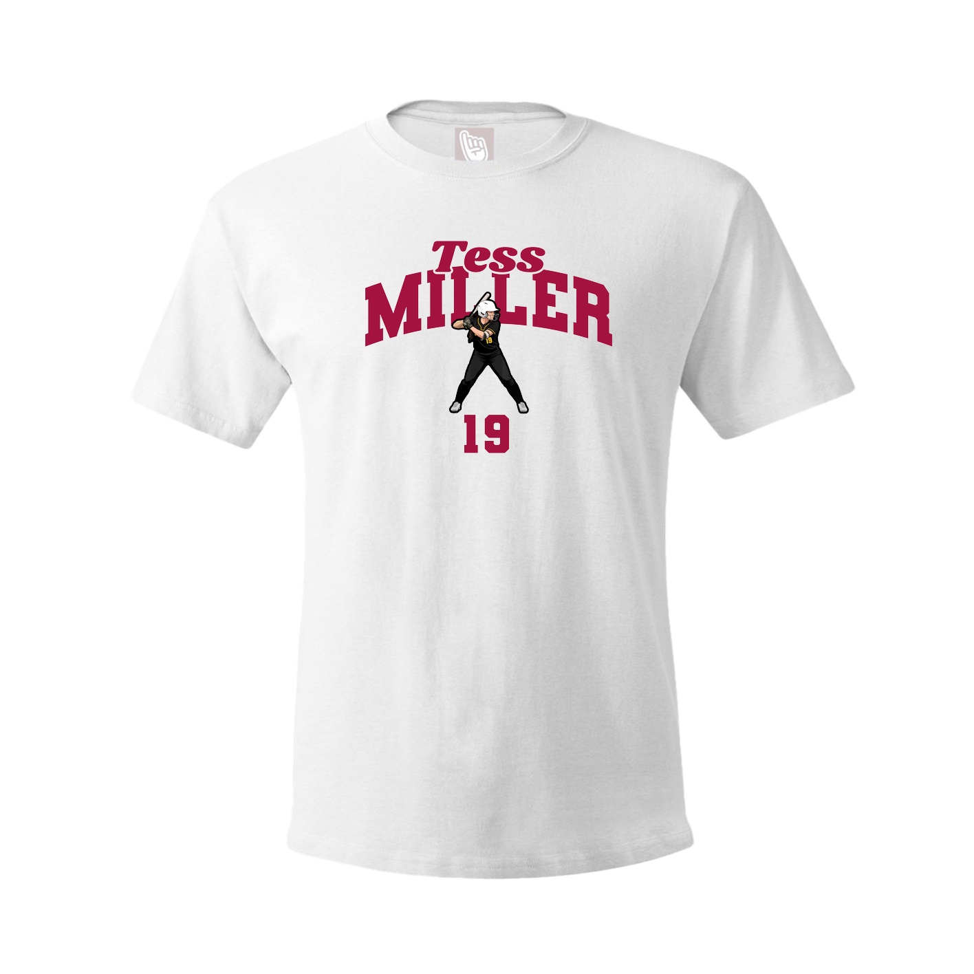 Youth Tee — Signature Arch in White