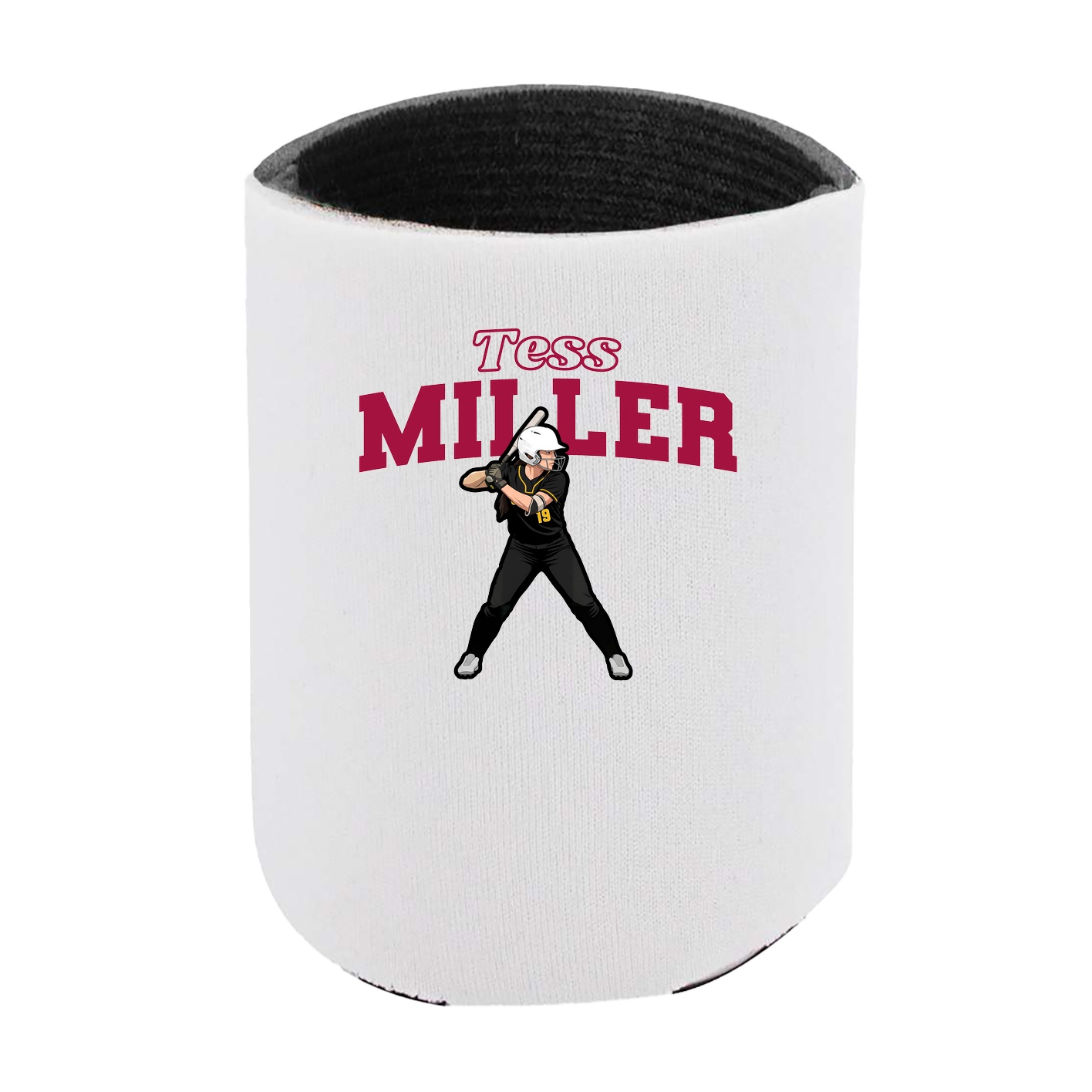 Can Holder — Name Arch in White