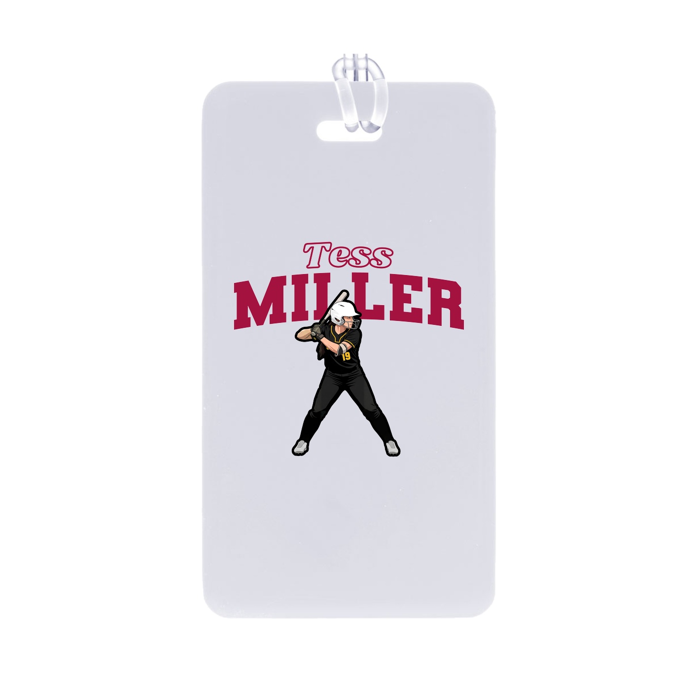 Bag Tag — Name Arch in Classic
