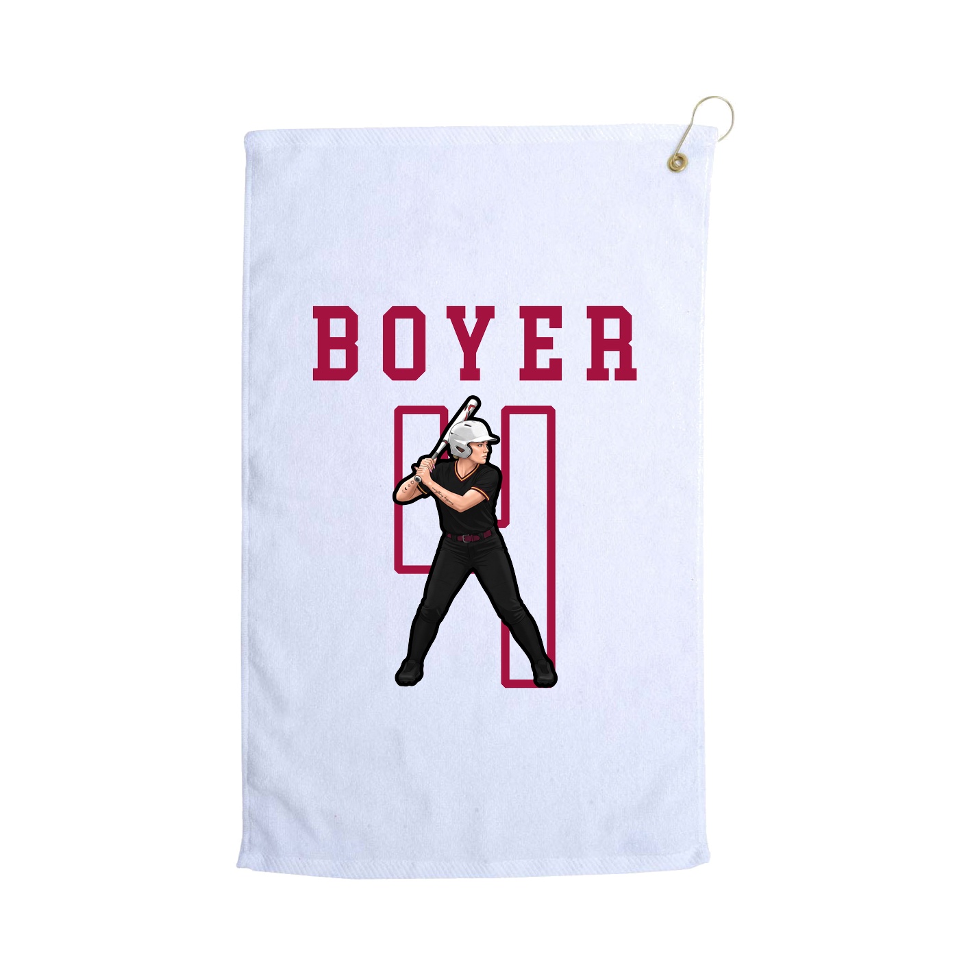 Golf Towel — Shirsey in White