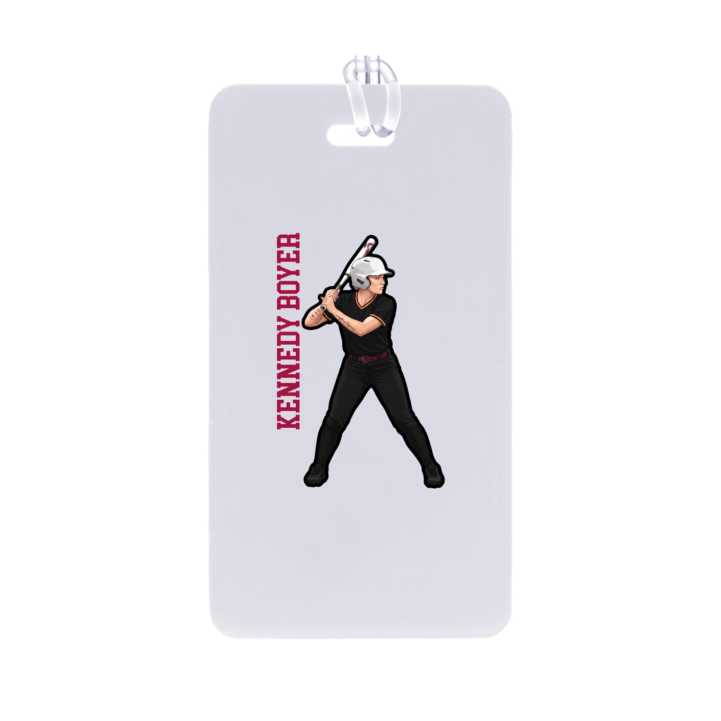 Bag Tag — Name Vertical in Classic