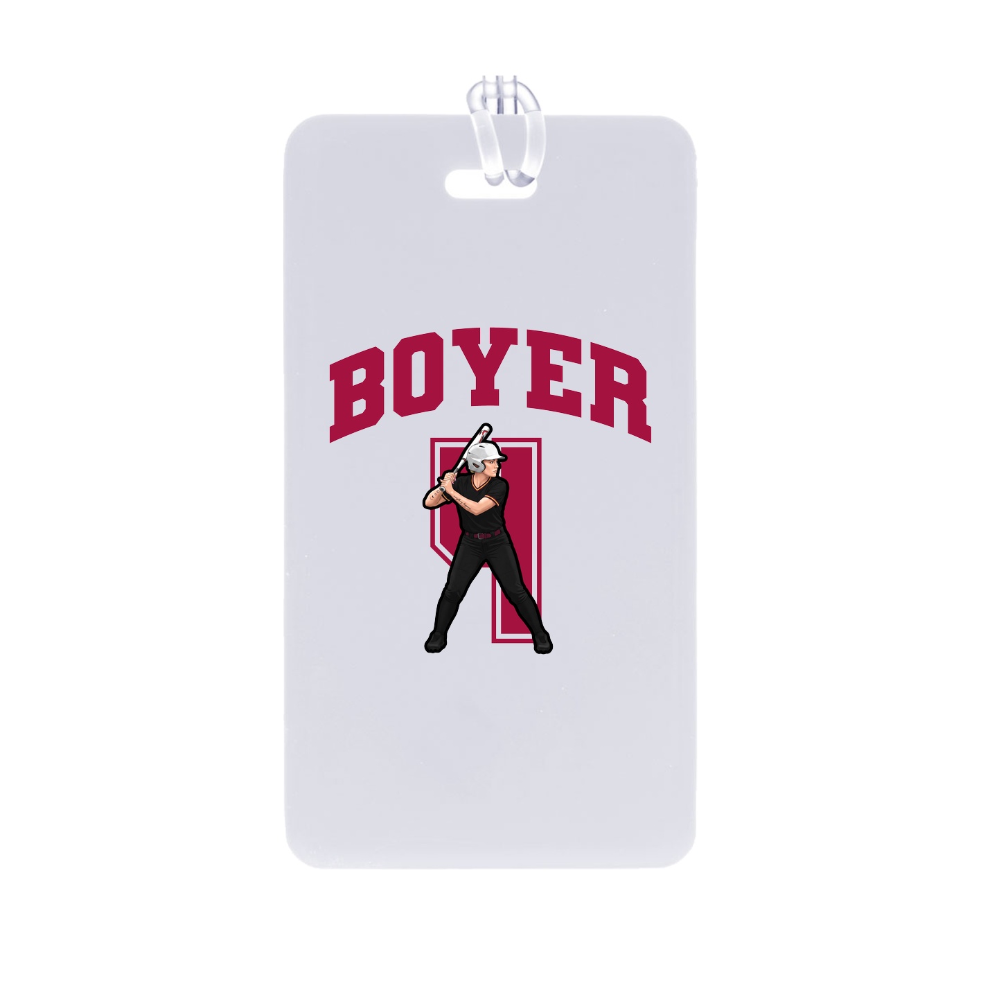 Bag Tag — Number in Classic