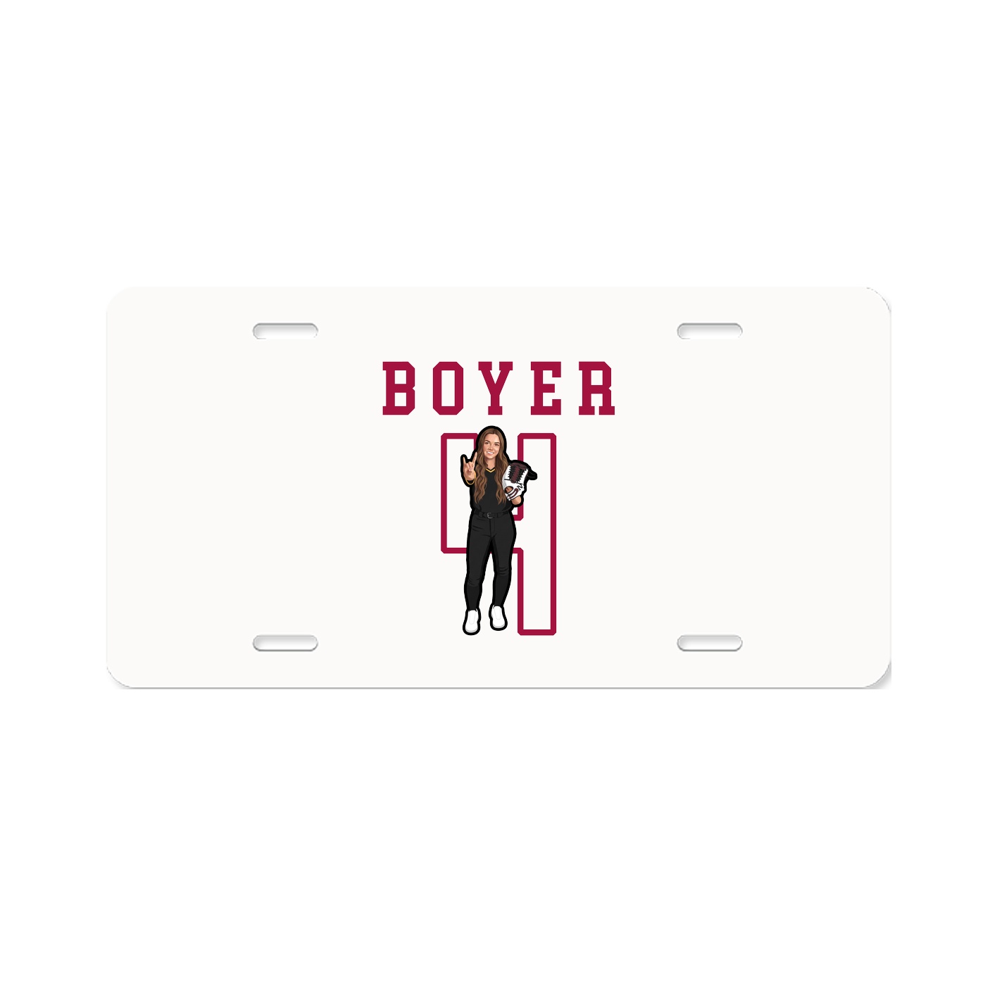 License Plate — Shirsey in Classic