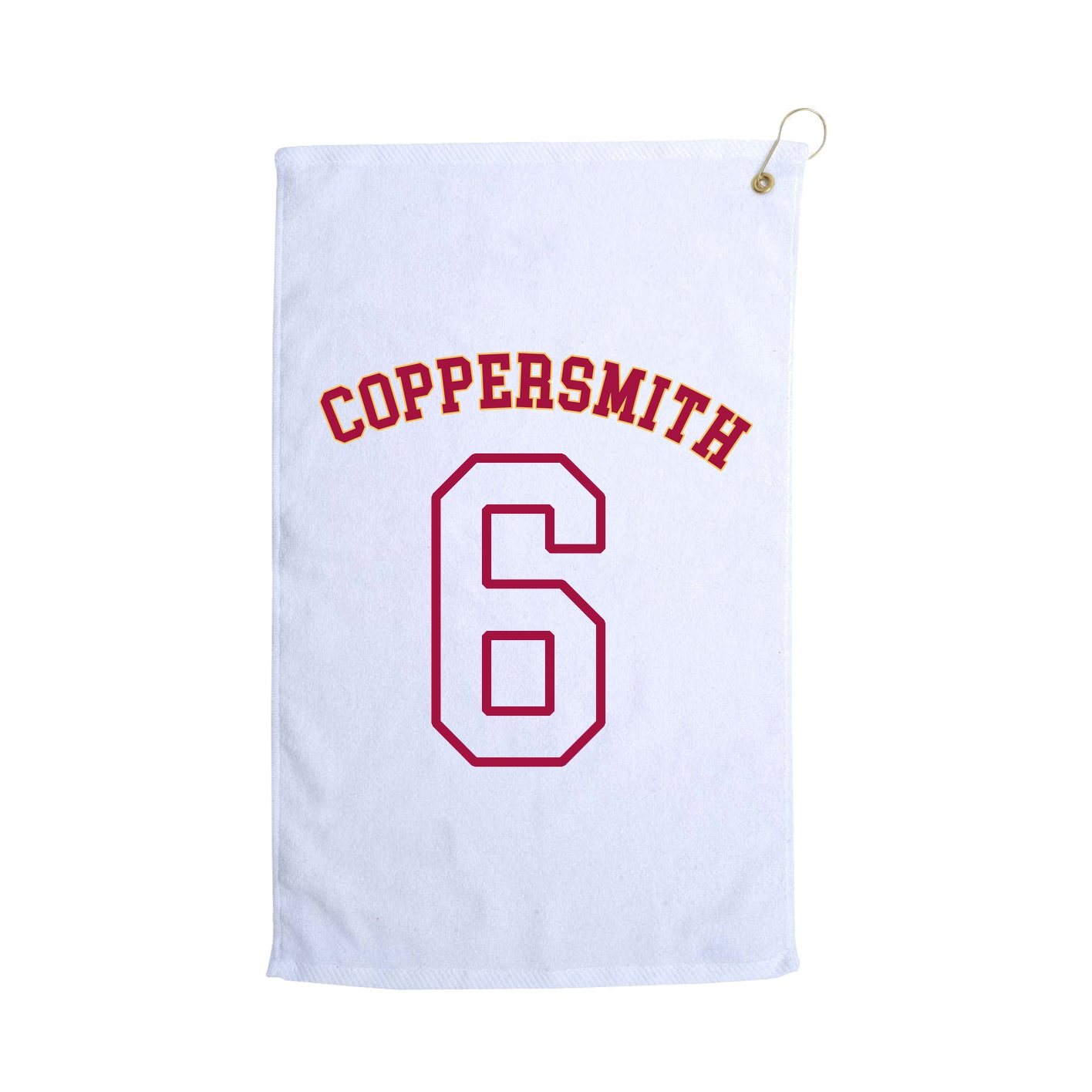 Golf Towel — Shirsey Arch in White