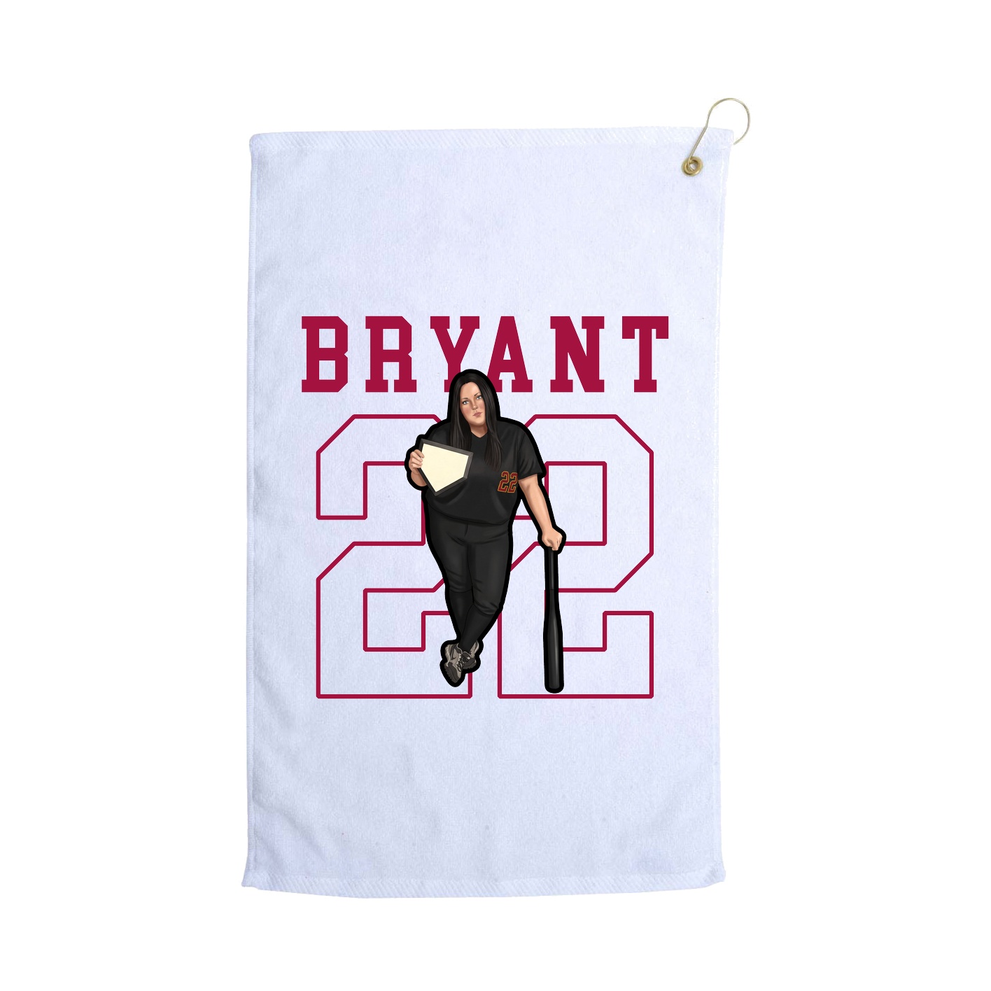 Golf Towel — Shirsey in White