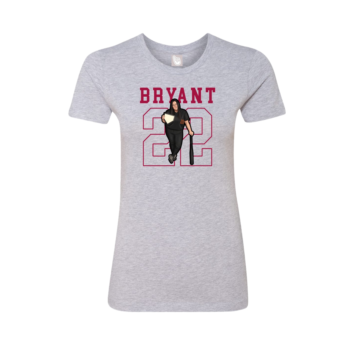 Fitted Women's Tee — Shirsey in Grey