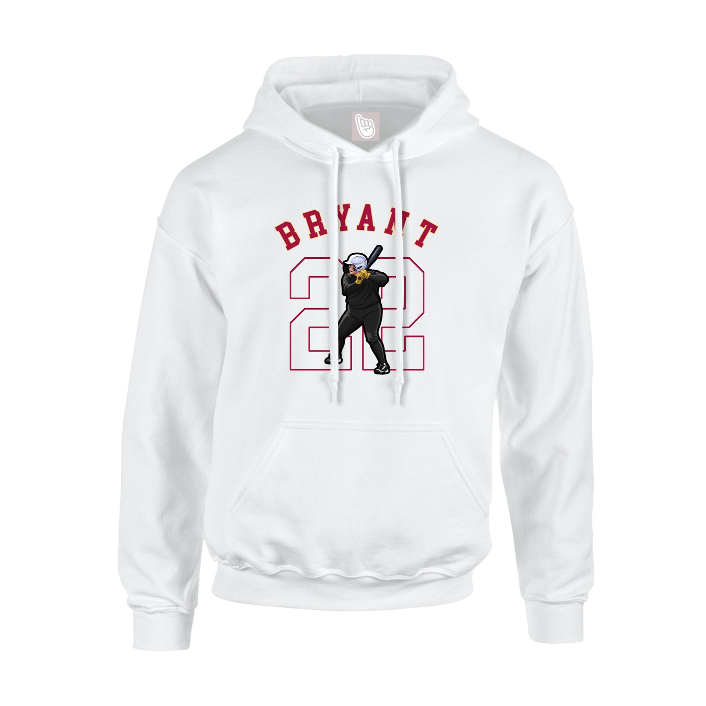 Youth Hoodie — Shirsey Arch in White