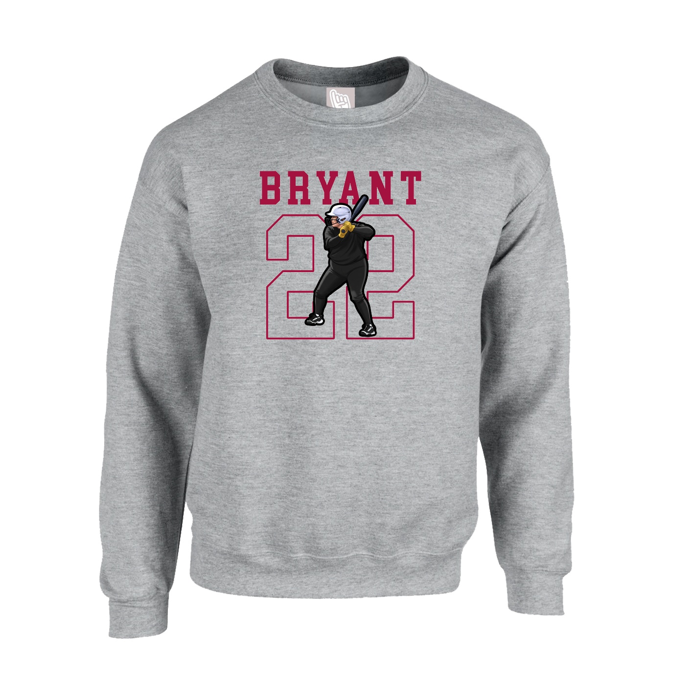Fleece Crew — Shirsey in Grey