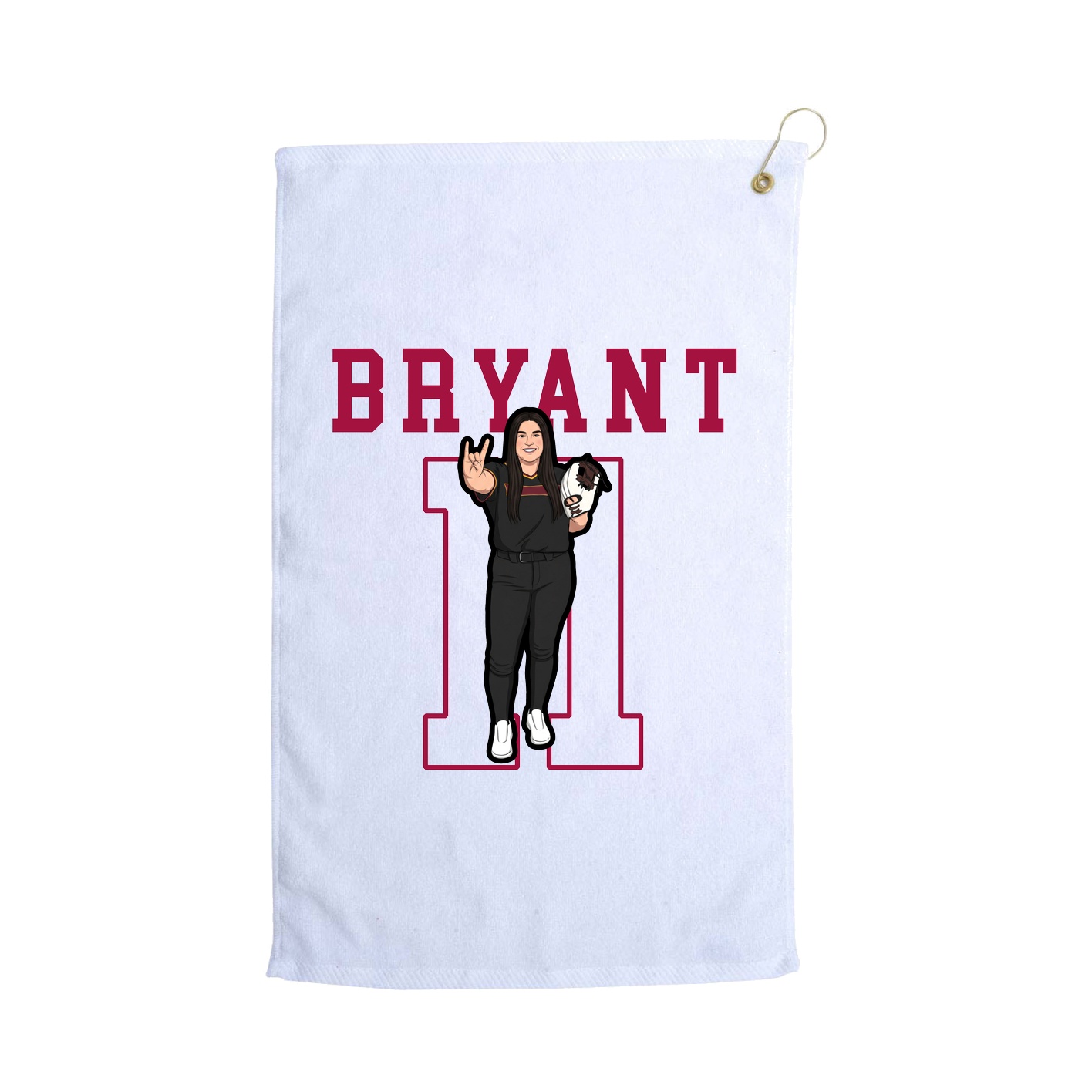 Golf Towel — Shirsey in White
