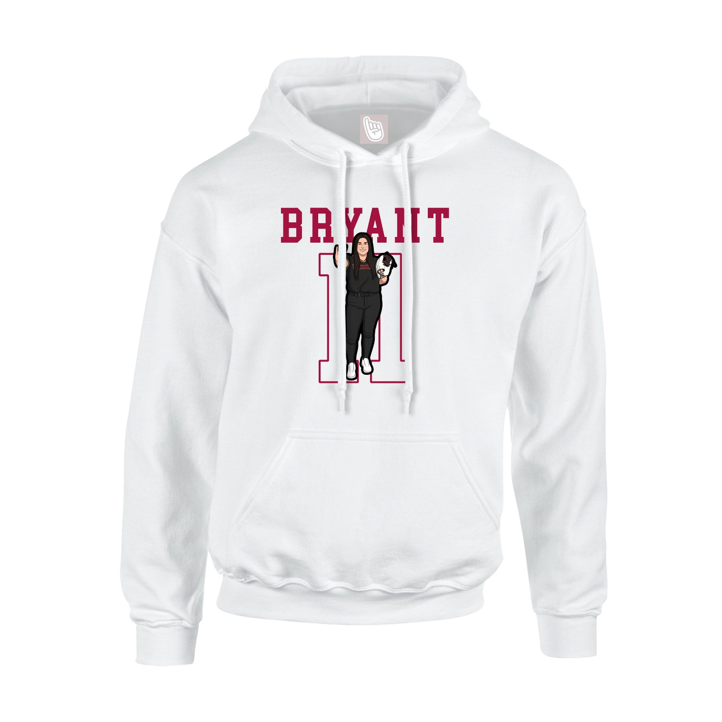 Youth Hoodie — Shirsey in White
