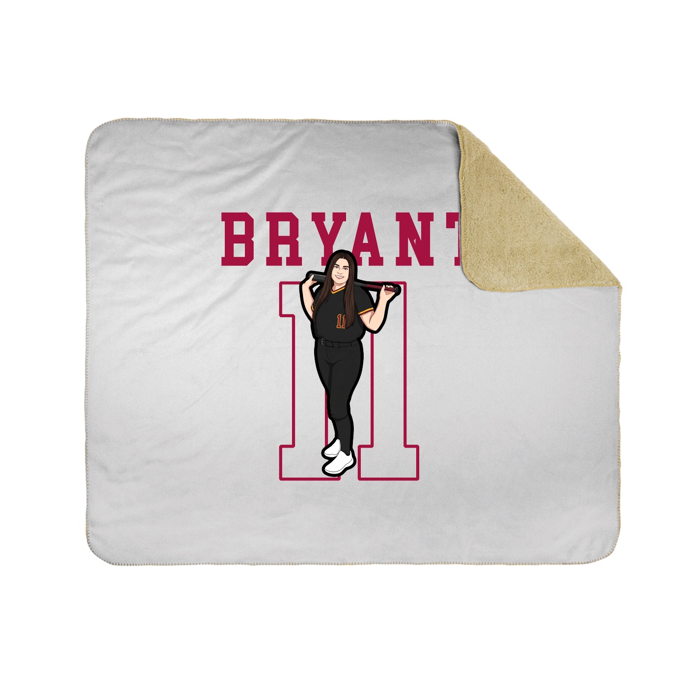 Throw Blanket — Shirsey in White