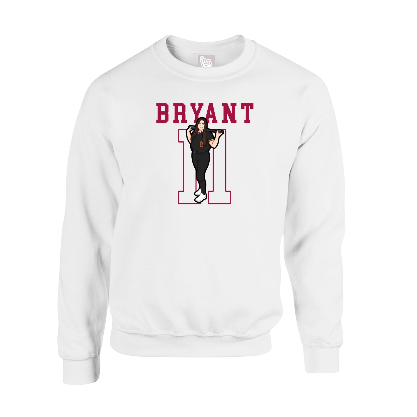 Fleece Crew — Shirsey in White