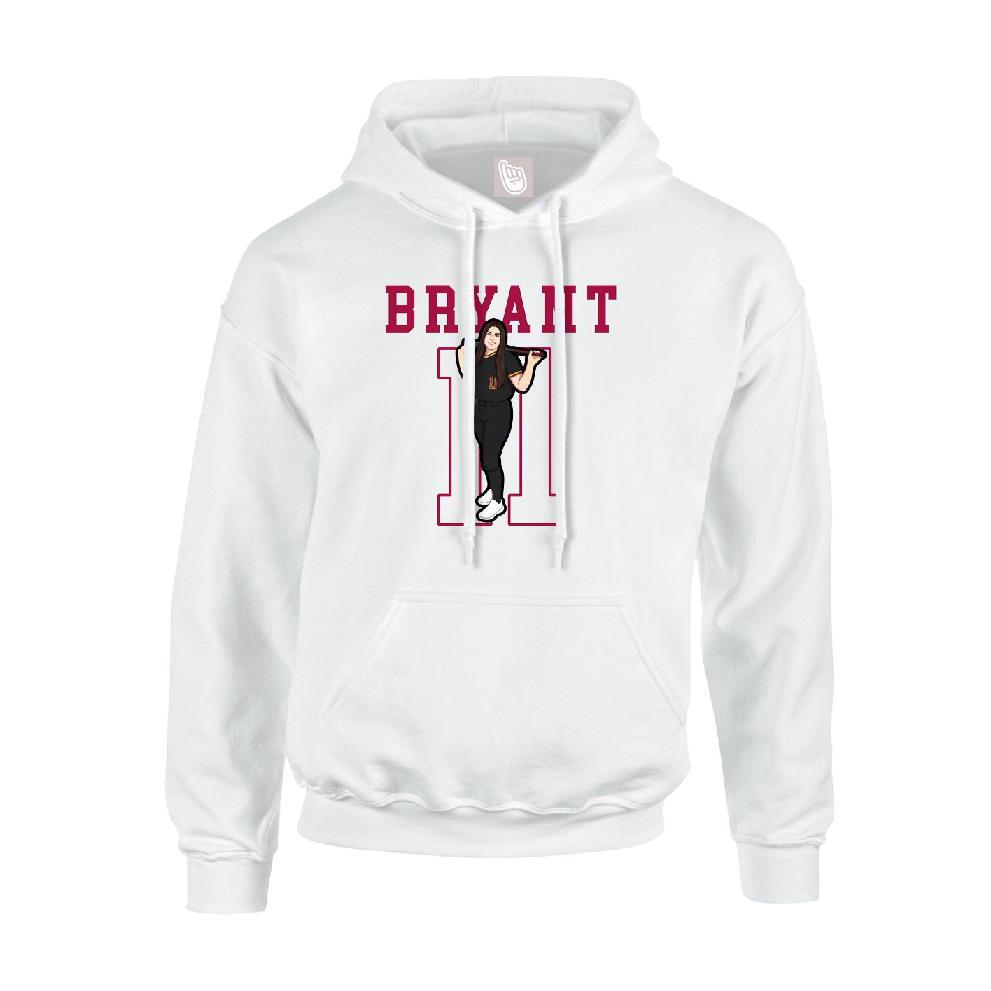 Youth Hoodie — Shirsey in White