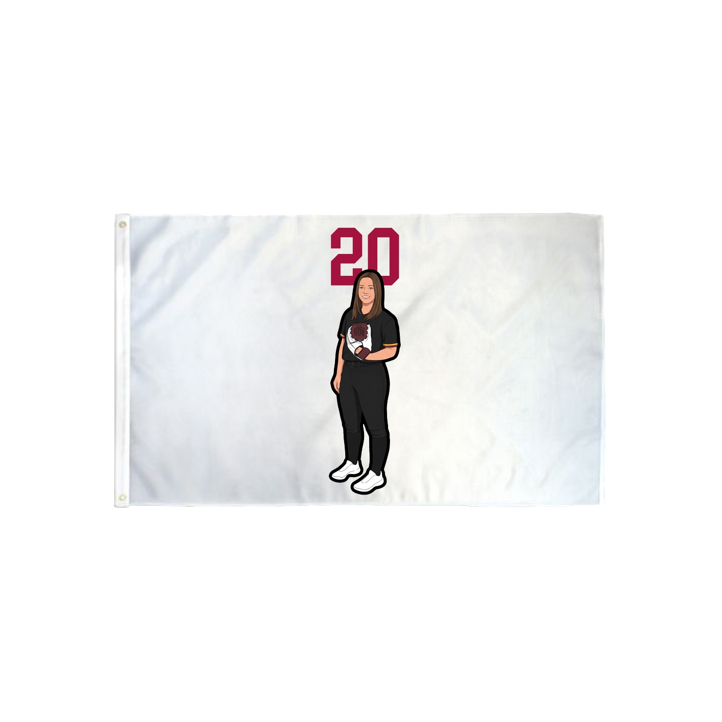 3x5 Flag — Number Top in Classic