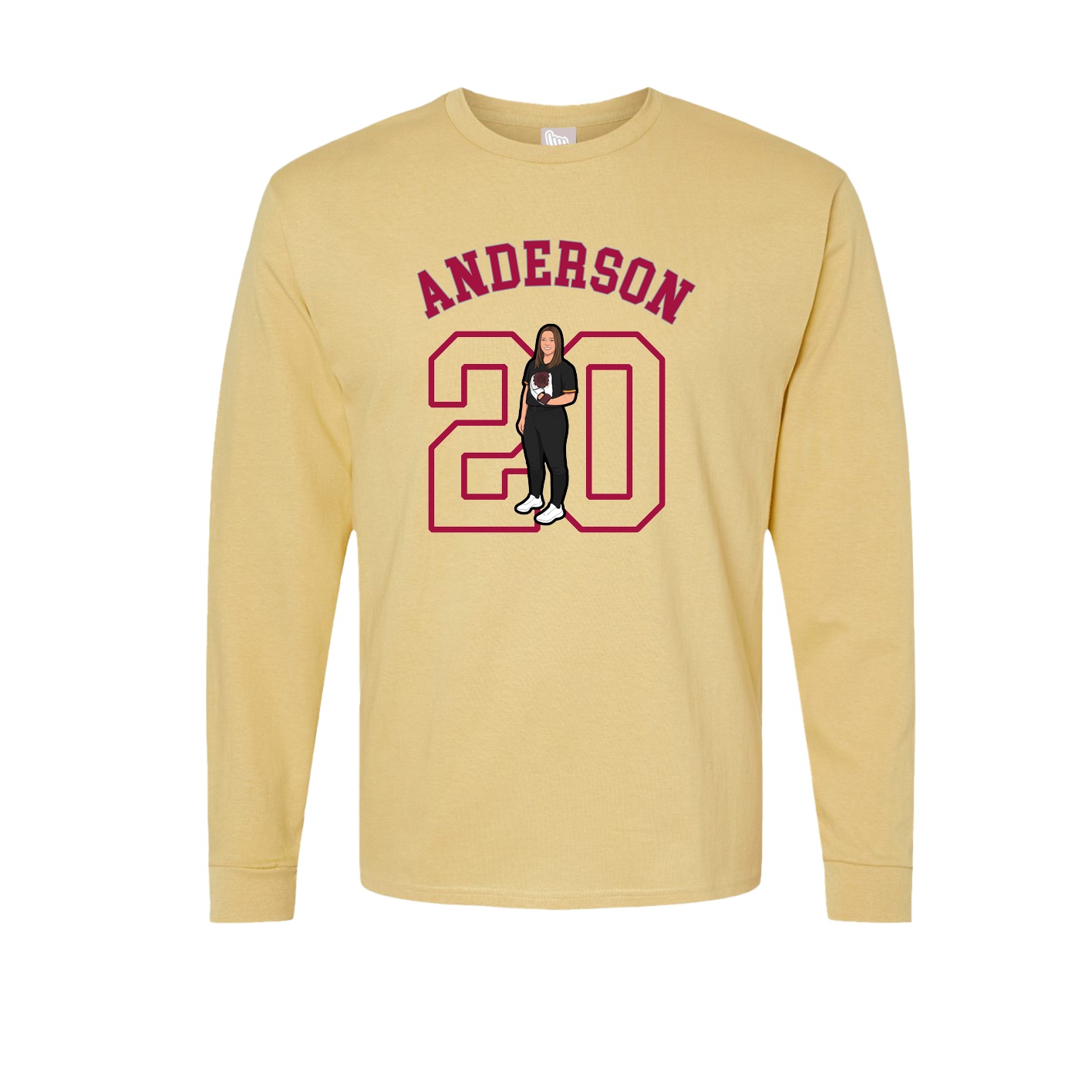 Long Sleeve Tee — Shirsey Arch in Vegas Gold
