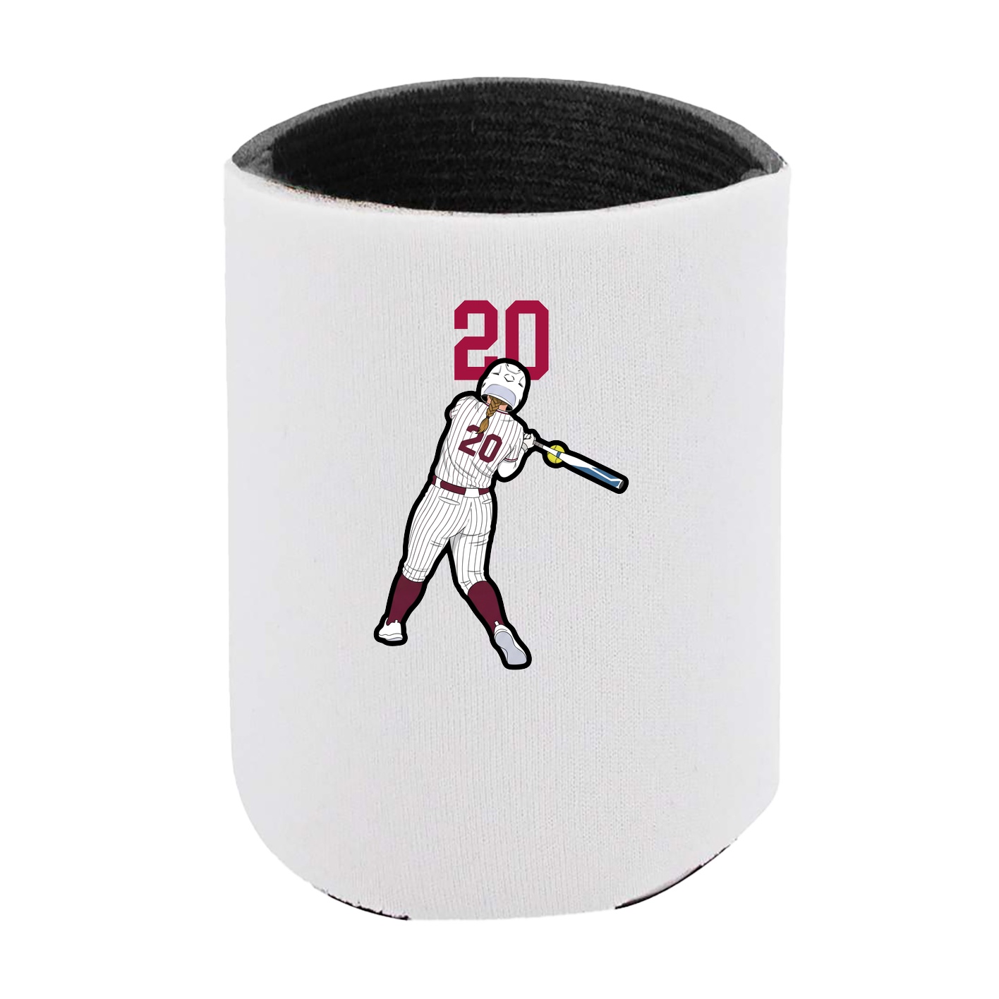 Can Holder — Number Top in White