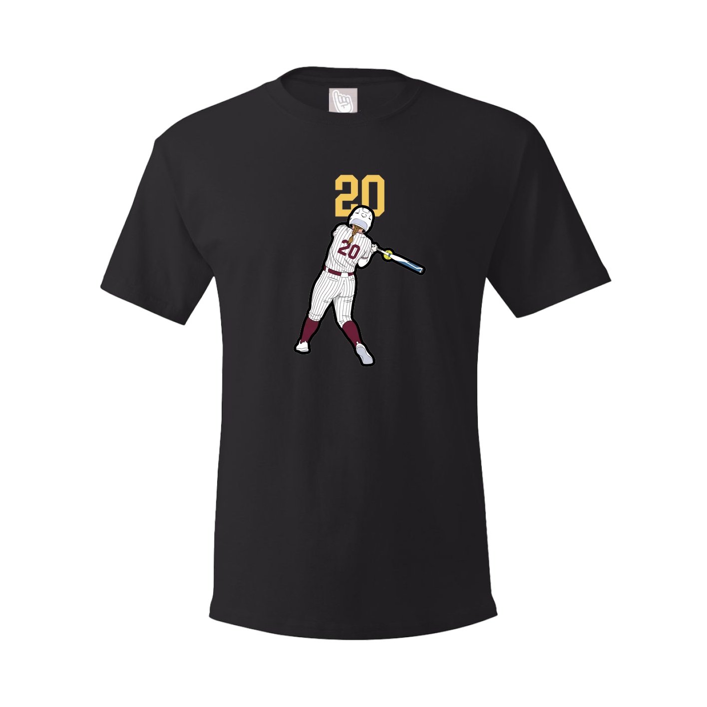 Tee — Number Top in Black