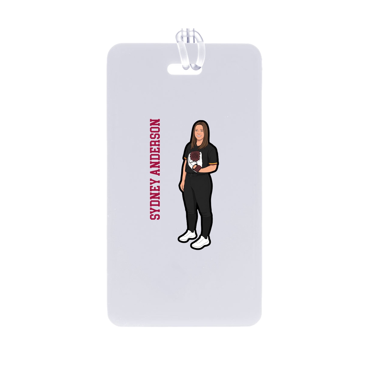 Bag Tag — Name Vertical in Classic