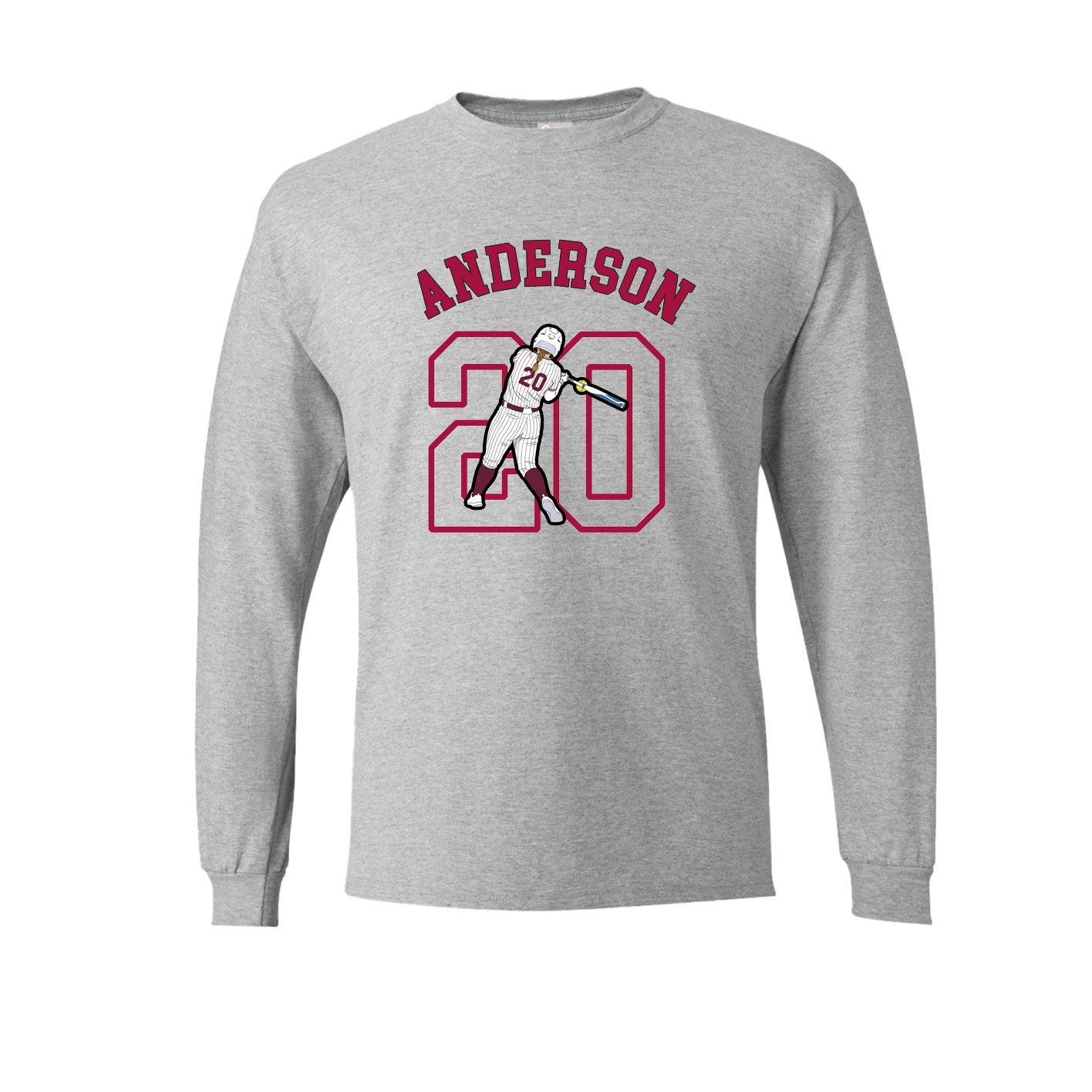 Long Sleeve Tee — Shirsey Arch in Grey