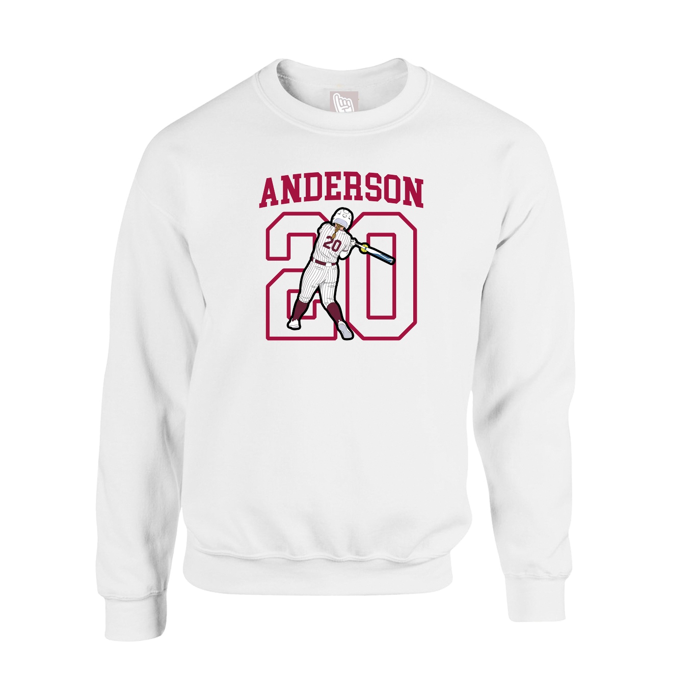 Fleece Crew — Shirsey in White