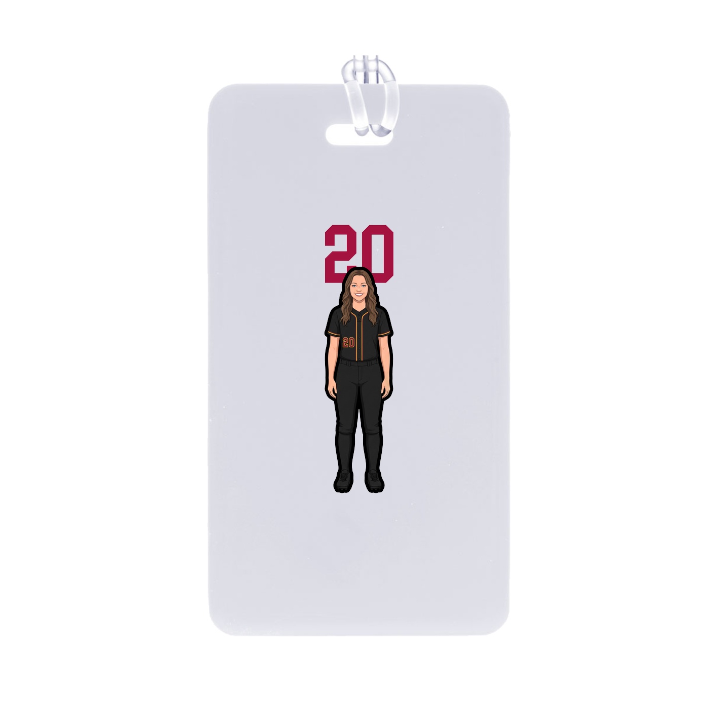 Bag Tag — Number Top in Classic
