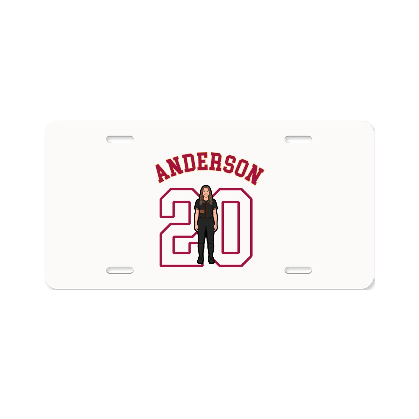 License Plate — Shirsey Arch in Classic