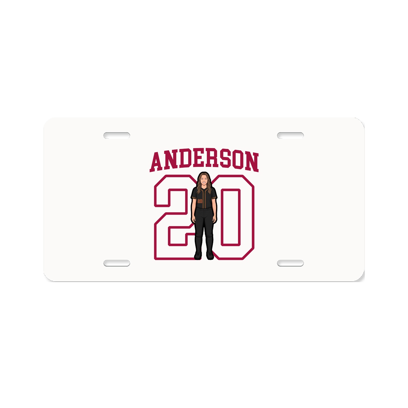 Aluminum License Plate