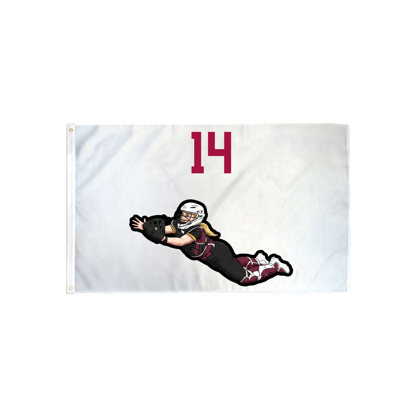 3x5 Flag — Number Top in Classic