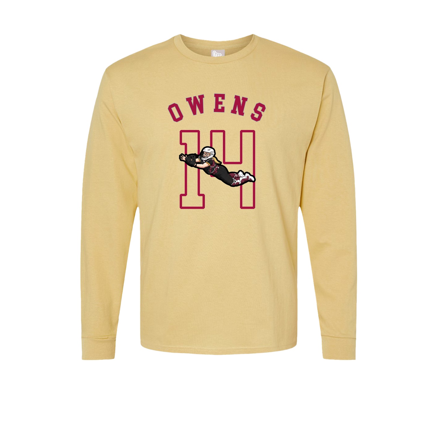 Long Sleeve Tee — Shirsey Arch in Vegas Gold