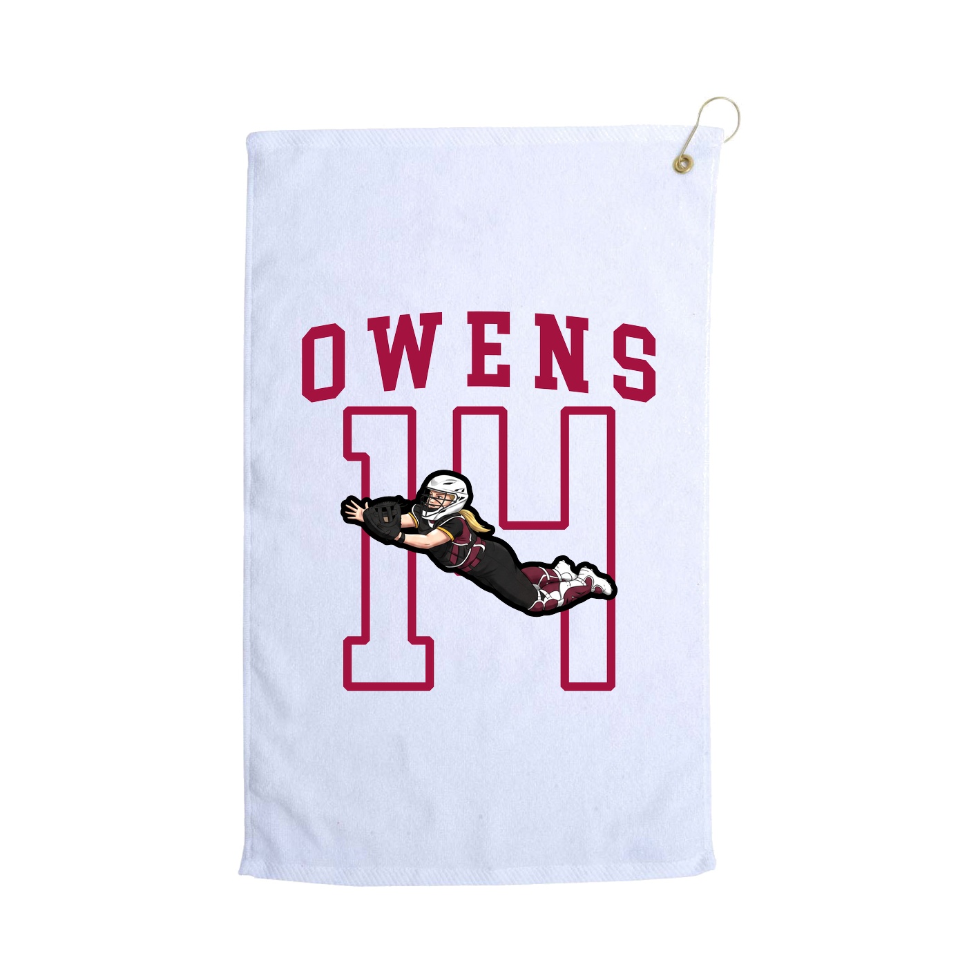 Golf Towel — Shirsey in White