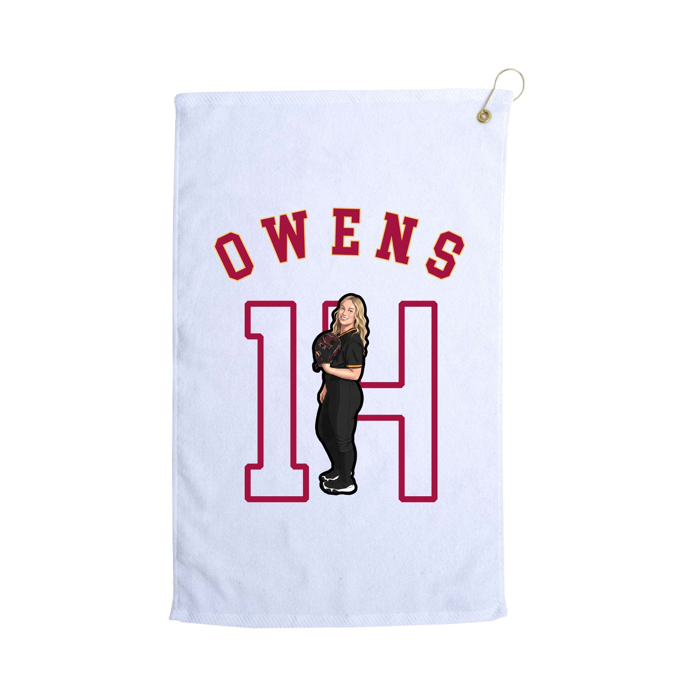 Terry Velour Golf Towel