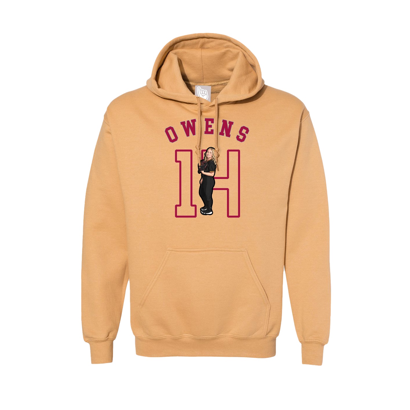 Hoodie — Shirsey Arch in Vegas Gold