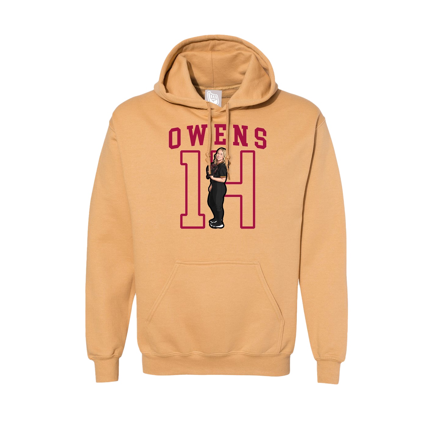 Hoodie — Shirsey in Vegas Gold