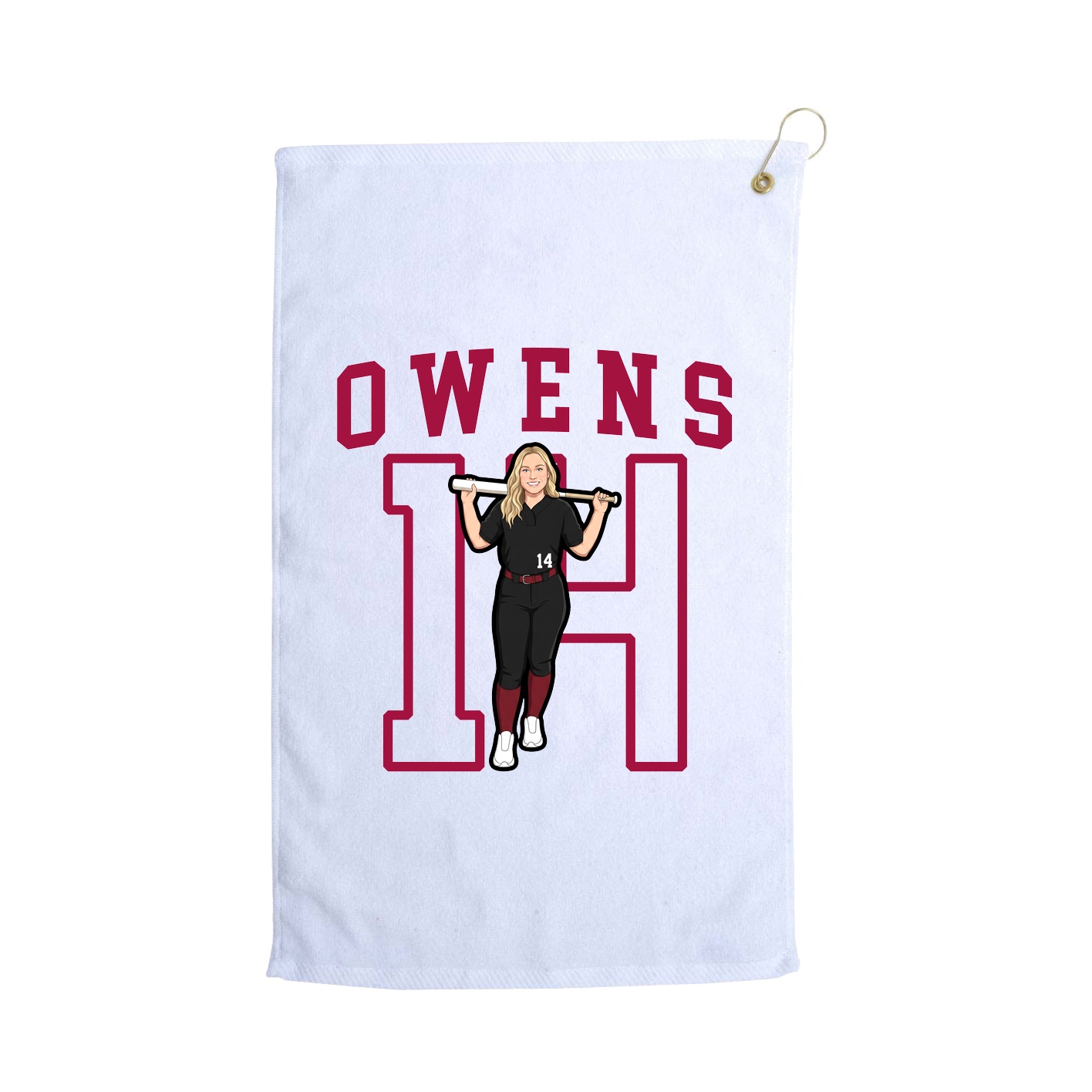 Golf Towel — Shirsey in White