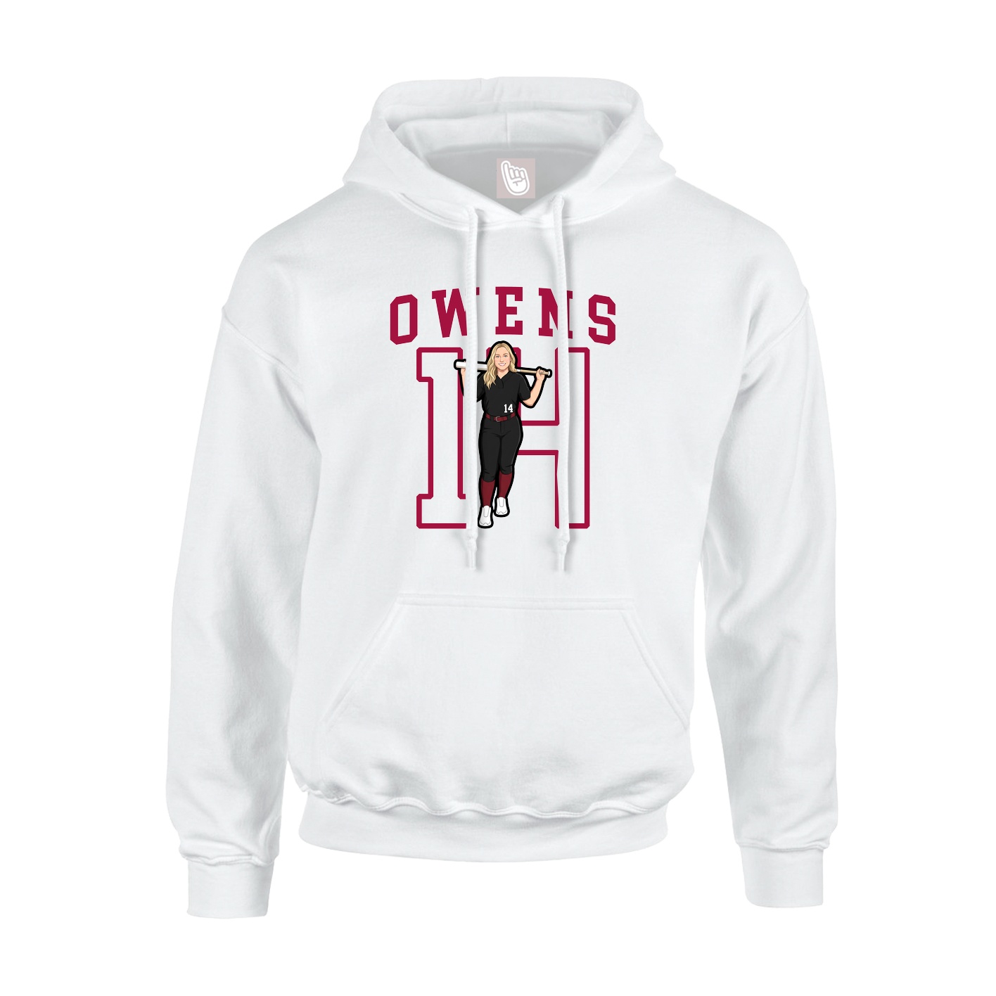 Youth Hoodie — Shirsey in White