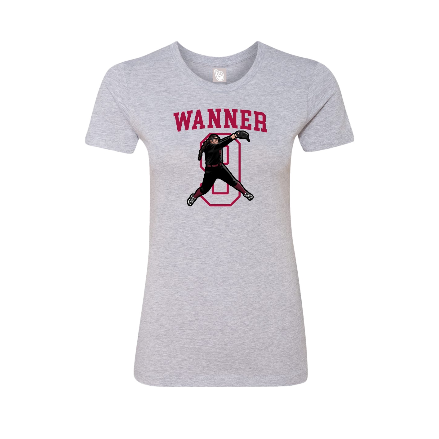 Fitted Women's Tee — Shirsey in Grey