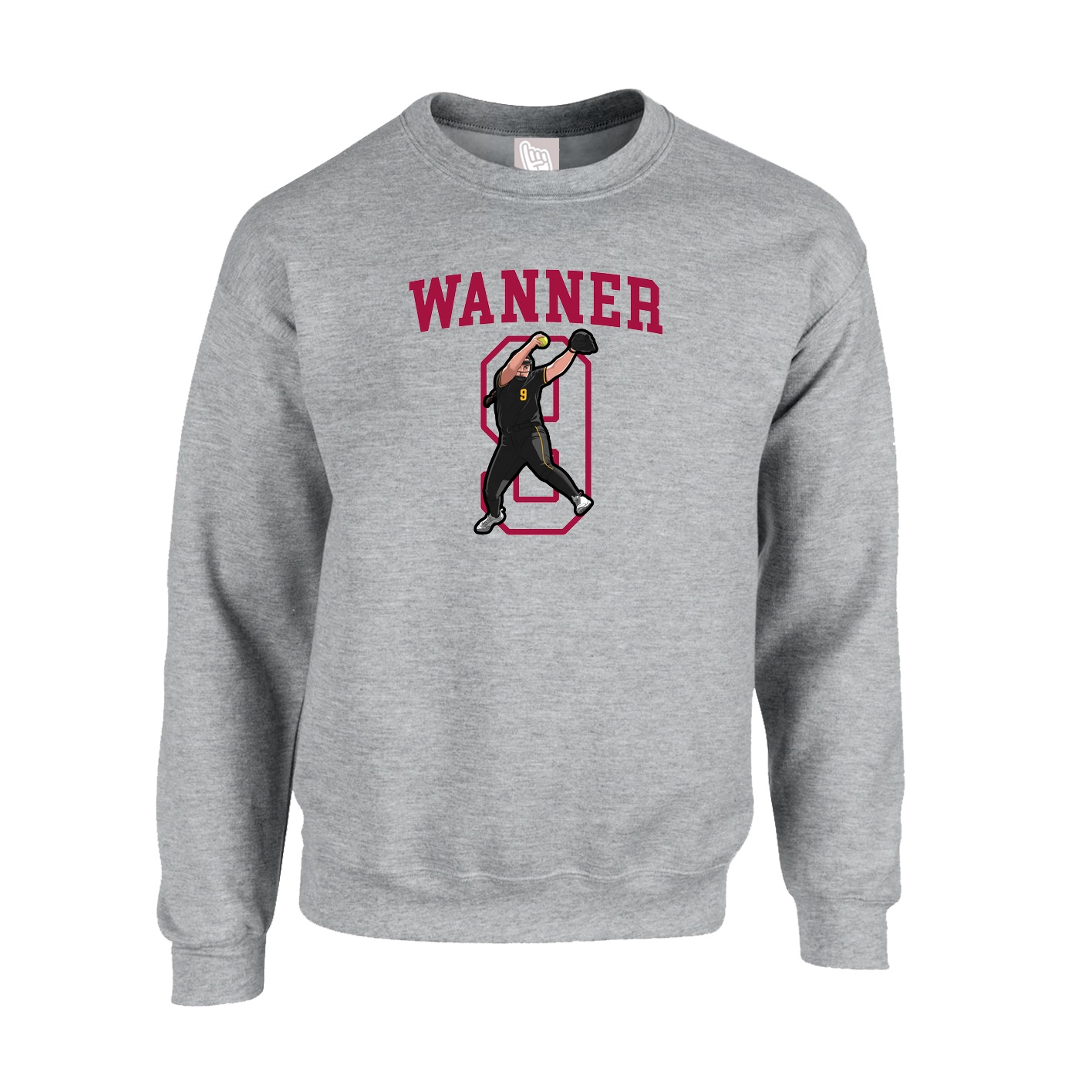 Fleece Crew — Shirsey in Grey