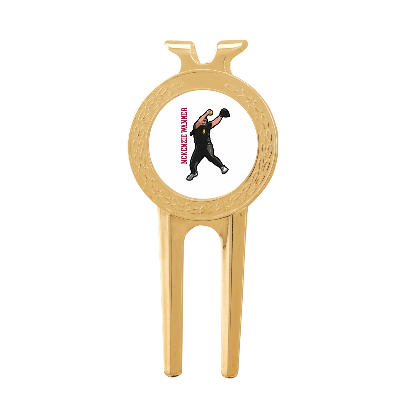 Divot Tool with Ball Marker — Name Vertical in Classic