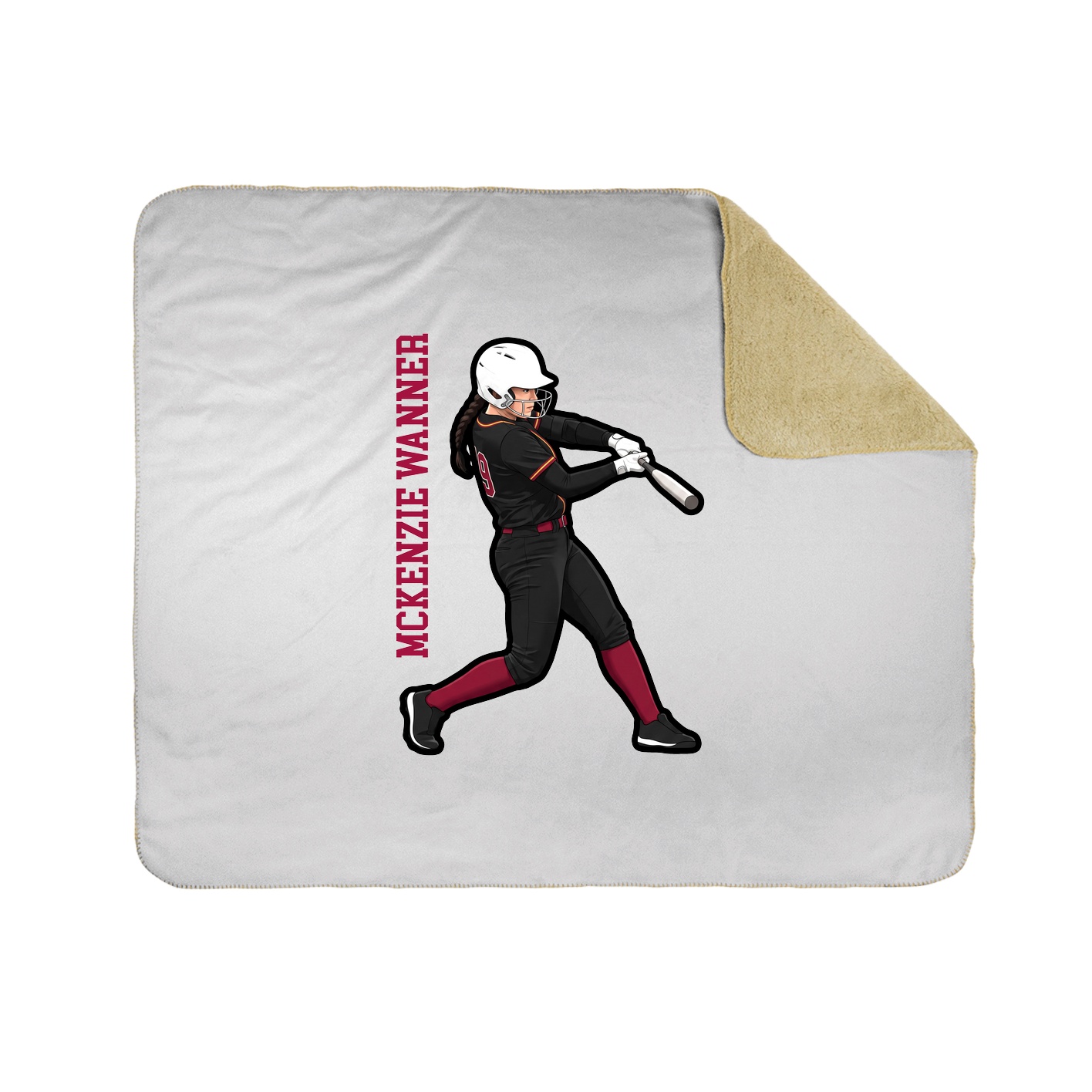 50x60 Sherpa Lined Throw Blanket