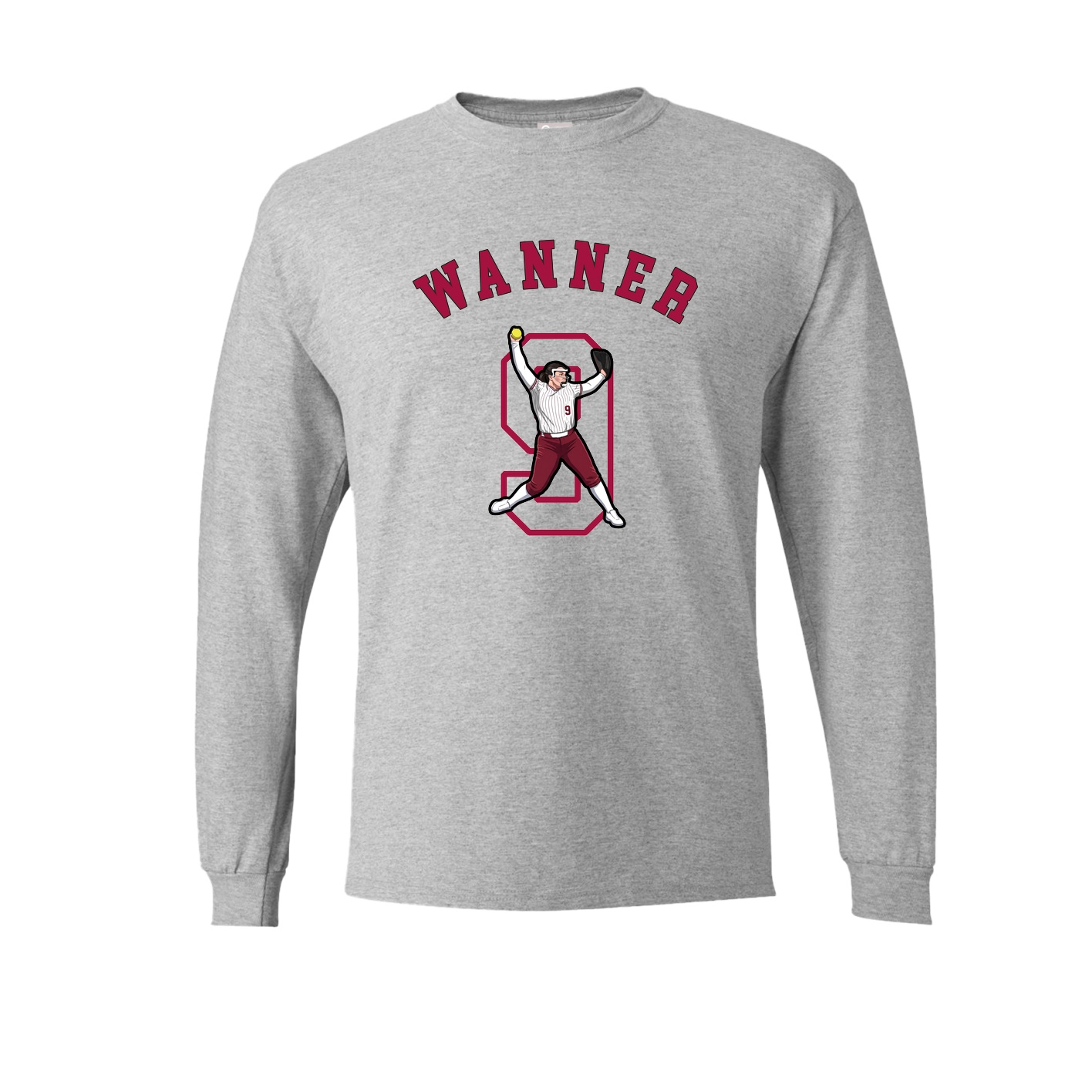 Long Sleeve Tee — Shirsey Arch in Grey