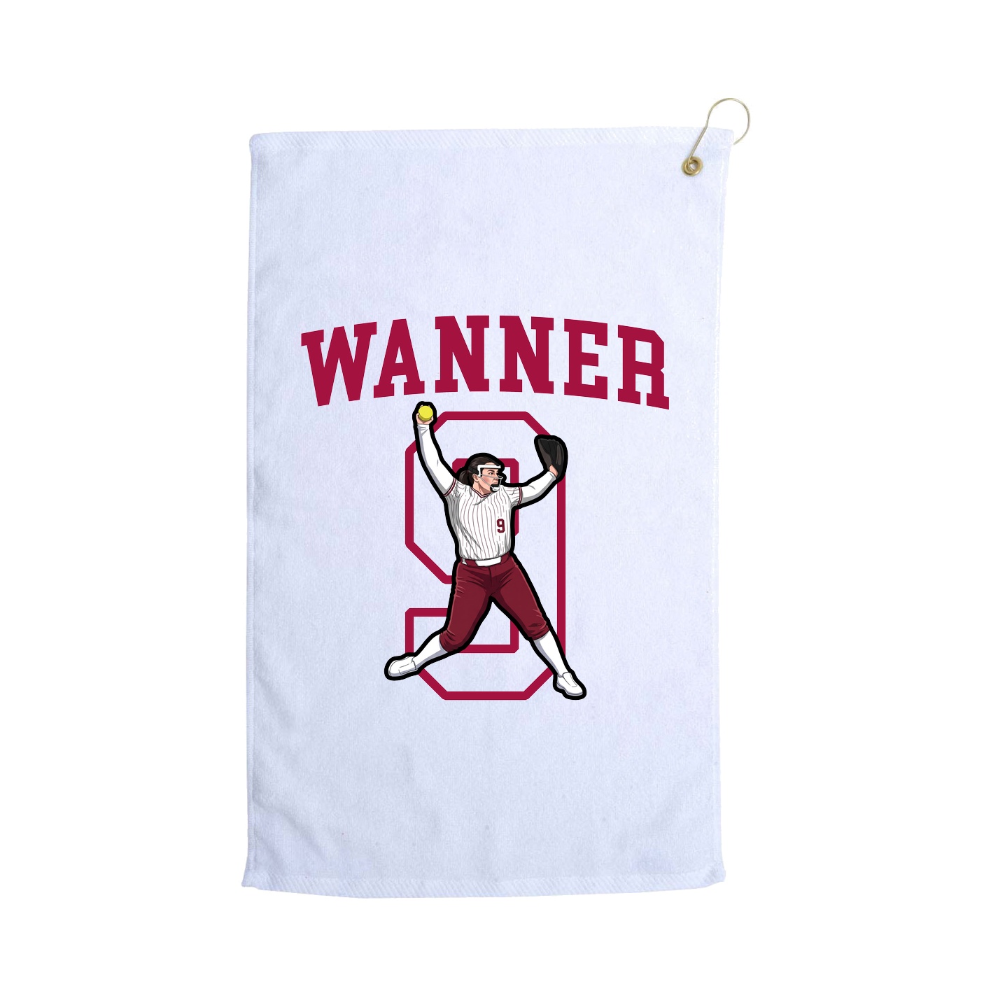 Golf Towel — Shirsey in White