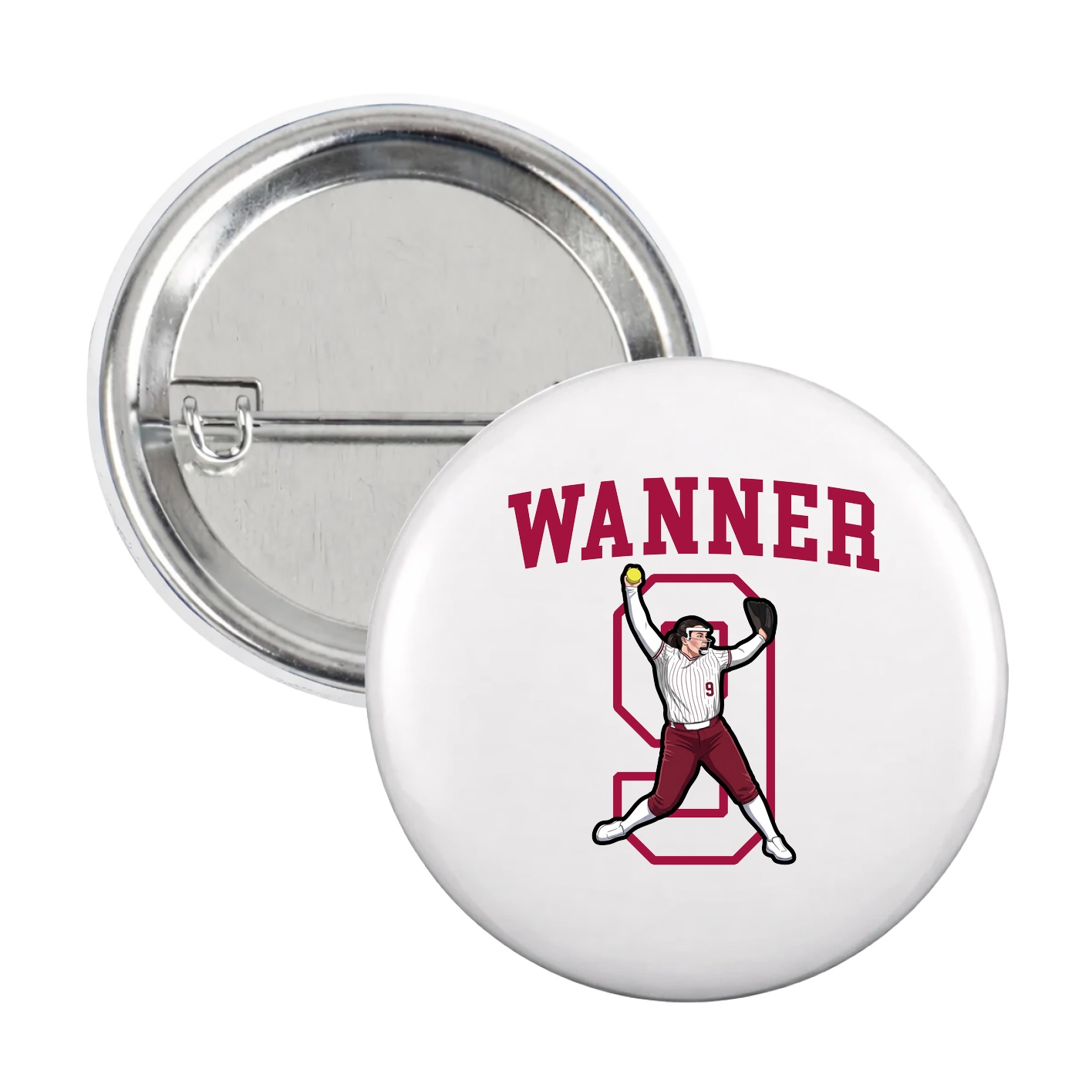 Game Day Button — Shirsey in White