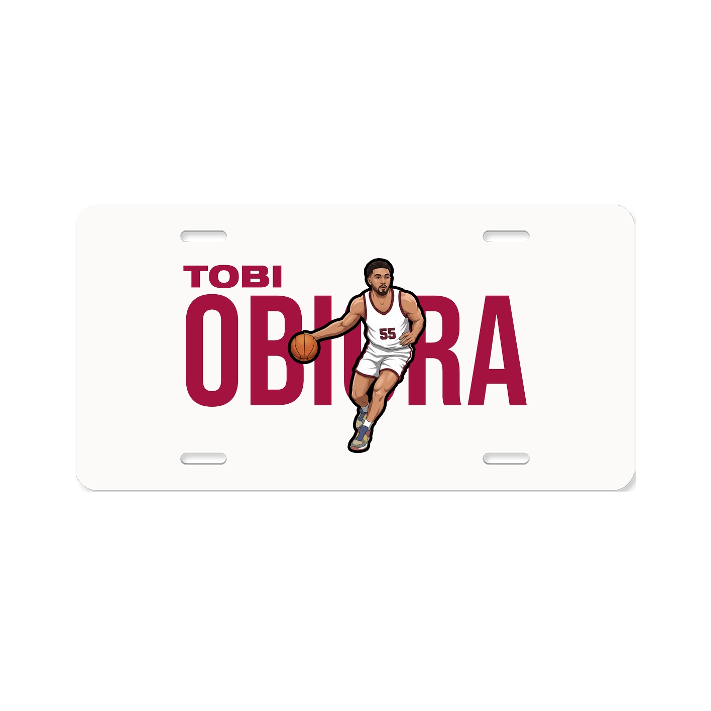 License Plate — Player Name in Classic